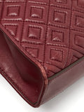 Tory Burch Pre Owned Diamond Quilting Leather Shoulder Bag — Same as shown — Size One Size — Back View