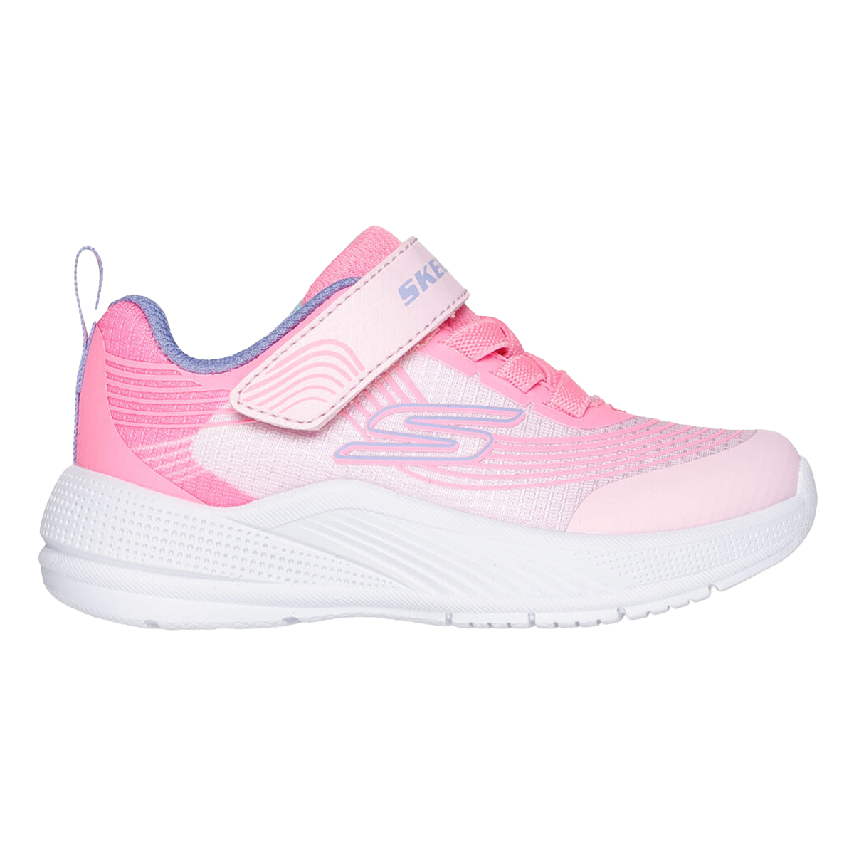 Skechers Microspec Advance — Light Pink - Lavender — Size B — Width 9 — Front View
