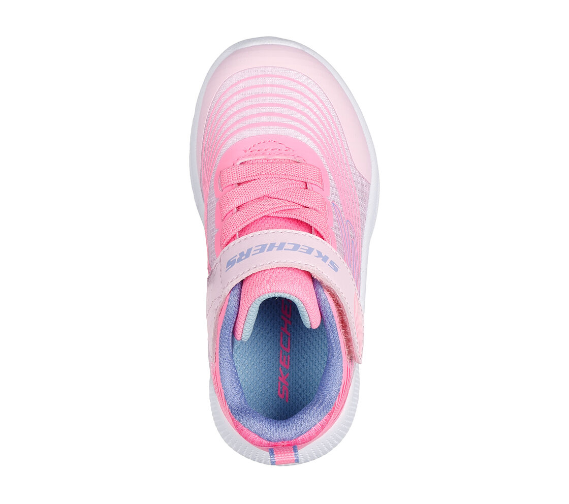 Skechers Microspec Advance — Light Pink - Lavender — Size B — Width 9 — Back View