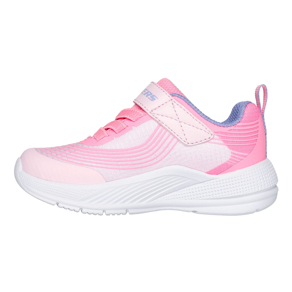 Skechers Microspec Advance — Light Pink - Lavender — Size B — Width 9 — Side View