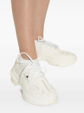 adidas By Stella Mccartney Sock-Style Mesh Sneakers — White — Size US M 10 - US W 11.5 — Lifestyle View