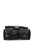 Pinko Studded Leather Shoulder Bag — Same as shown — Size One Size — Top View