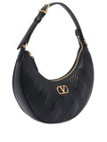 Valentino Garavani Quilted Leather Shoulder Bag — Same as shown — Size One Size — Front View