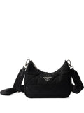 Prada Re Nylon Padded Quolted Shoulder Bag — Same as shown — Size One Size — Front View