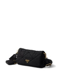 Prada Re Nylon Quilted Shoulder Bag — Same as shown — Size One Size — Side View