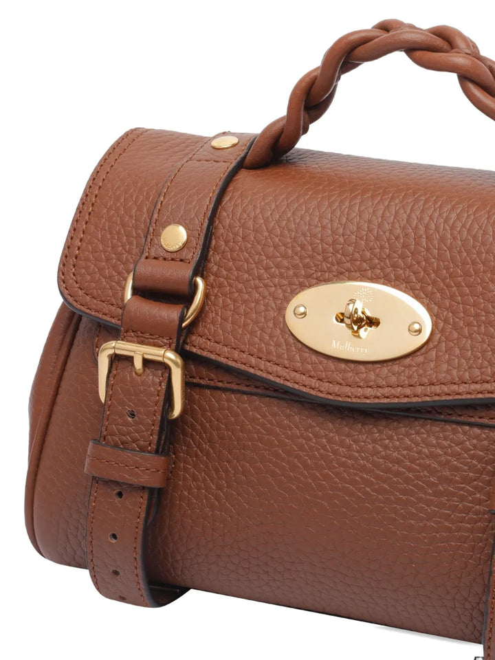 Mulberry Leather Shoulder Bag — Same as shown — Size One Size — Top View