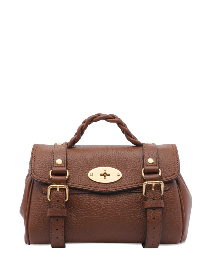 Mulberry Leather Shoulder Bag — Same as shown — Size One Size — Front View