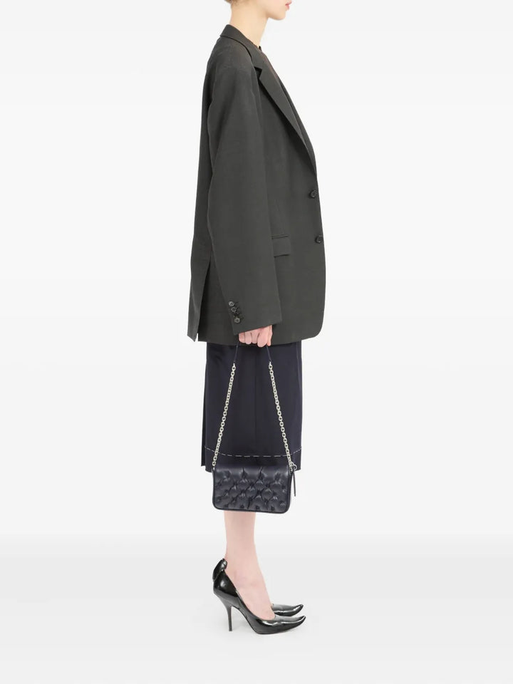 Maison Margiela Mini Glam Slam Quilted Chain Shoulder Bag — Same as shown — Size One Size — Back View