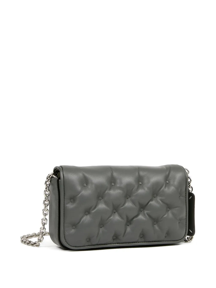 Maison Margiela Glam Slam Quilted Chain Shoulder Bag — Same as shown — Size One Size — Back View