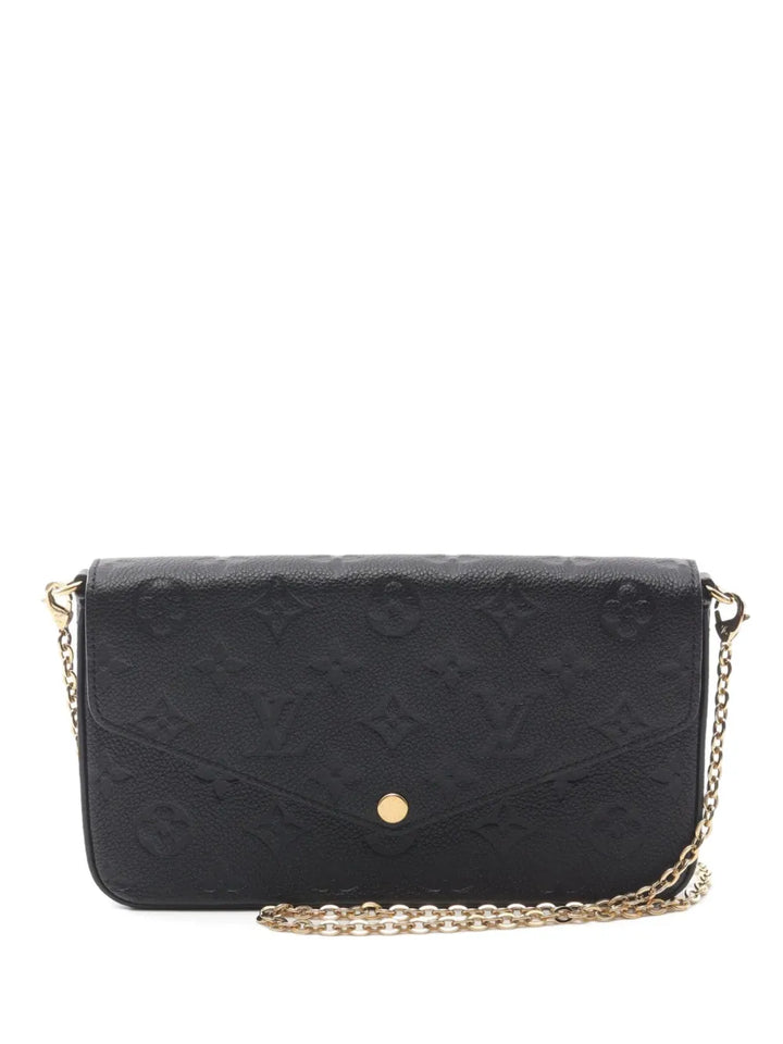 Louis Vuitton Pre Owned 2021 Monogram Empreinte Pochette Felicie Wallet — Same as shown — Size One Size — Front View