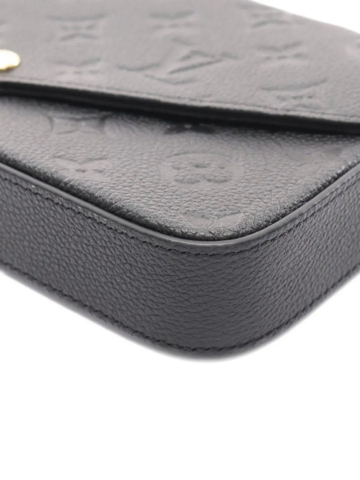 Louis Vuitton Pre Owned 2021 Monogram Empreinte Pochette Felicie Wallet — Same as shown — Size One Size — Back View