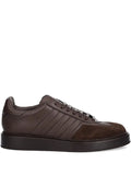adidas Gazelle Indoor Sneakers — Chocolate Brown — Size US M 8 - US W 9.5 — Front View