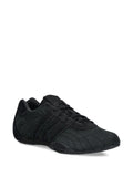 adidas Adiracer Lo Suede Three-Stripe Sneakers — Black — Size US M 4.5 - US W 6 — Side View