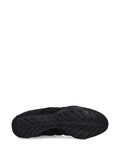 adidas Adiracer Lo Suede Three-Stripe Sneakers — Black — Size US M 4.5 - US W 6 — Detail View