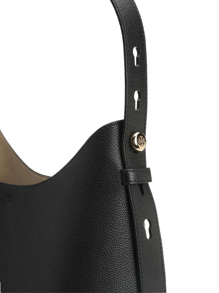 Tory Burch Romy Leather Shoulder Bag — Same as shown — Size One Size — Top View