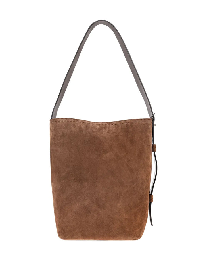 Max Mara Archeti Suede Shoulder Bag — Same as shown — Size One Size — Top View