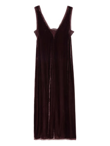 Zadigvoltaire Lace Insert Midi Dress — Red — Size XS — Front View