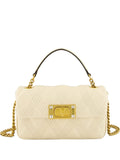 Valentino Garavani Quiltie 67 Leather Shoulder Bag — Same as shown — Size One Size — Front View