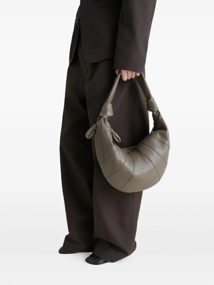Lemaire Fortune Croissant Knotted Panelled Shoulder Bag — Same as shown — Size One Size — Side View
