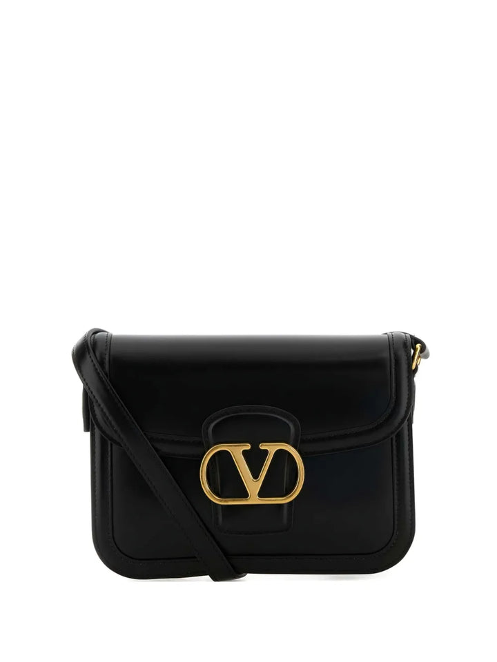 Valentino Garavani Gold Tone Logo Shoulder Bag — Same as shown — Size One Size — Front View