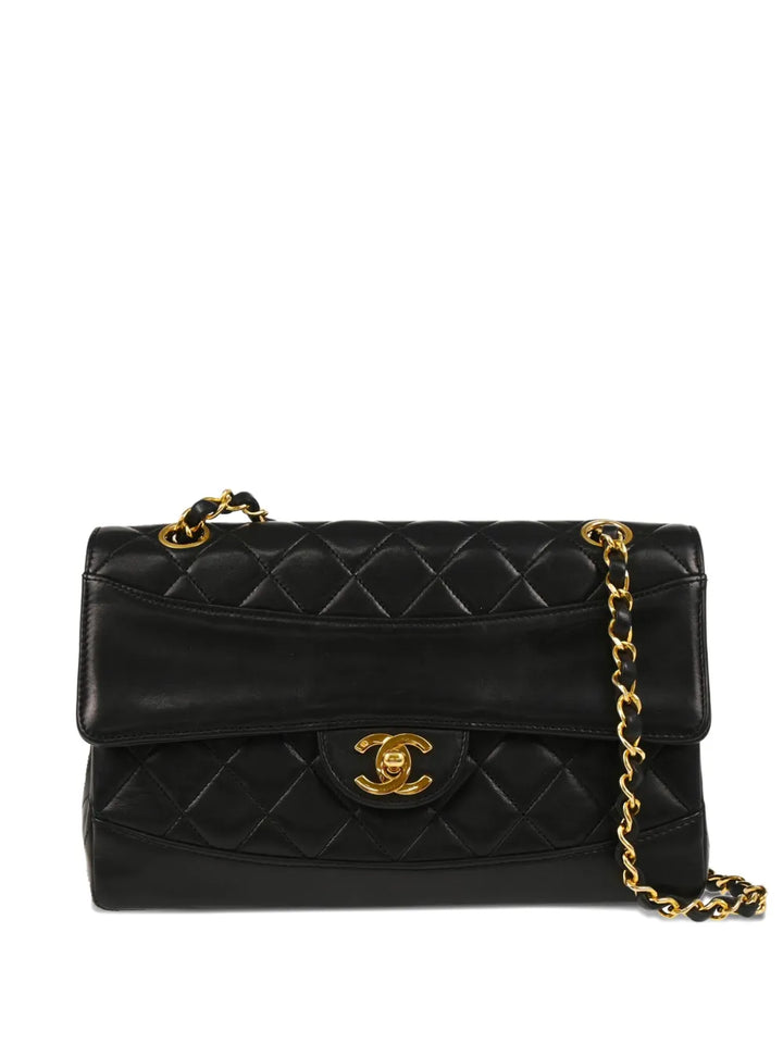 Chanel Pre Owned 1990 Diamond Quilted Shoulder Bag — Same as shown — Size One Size — Front View