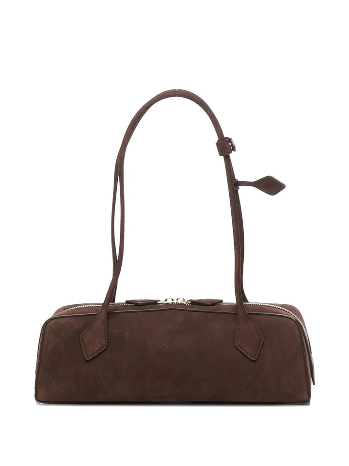 Alaia Medium Le Teckel Suede Shoulder Bag — Same as shown — Size One Size — Side View