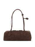 Alaia Medium Le Teckel Suede Shoulder Bag — Same as shown — Size One Size — Side View