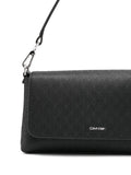 Calvin Klein Monogram Logo Shoulder Bag — Same as shown — Size One Size — Top View