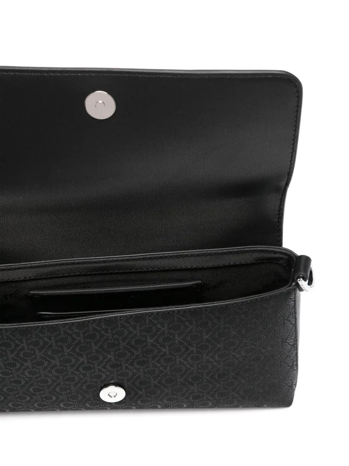 Calvin Klein Monogram Logo Shoulder Bag — Same as shown — Size One Size — Detail View