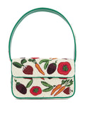 Staud Small Tommy Beaded Shoulder Bag — Same as shown — Size One Size — Side View