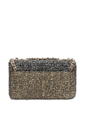 Isla Tweed Metallic Woven Shoulder Bag — Same as shown — Size One Size — Side View