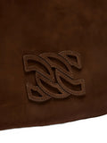 Casadei Knotted Suede Shoulder Bag — Same as shown — Size One Size — Back View