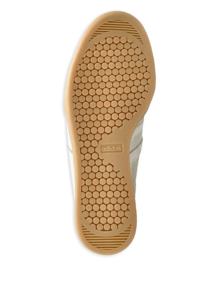 adidas Tobacco Suede Low-Top Sneakers — Creamy White — Size US M 11.5 - US W 13 — Detail View