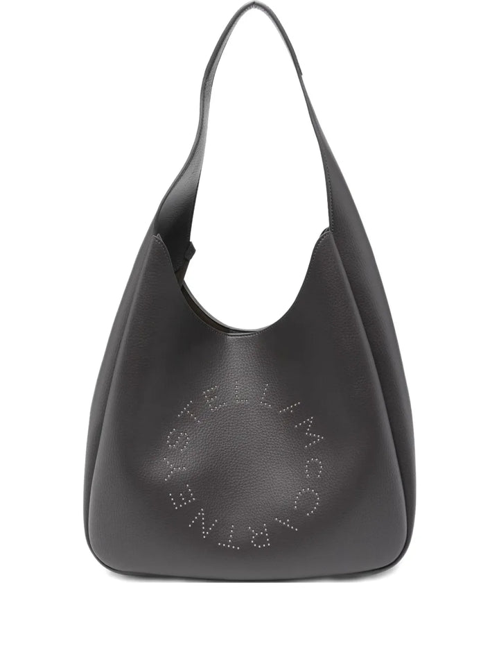 Stella Mccartney Logo Slouchy Hobo Shoulder Bag — Same as shown — Size One Size — Front View
