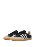 adidas Samba Og Core Black/Wonder White/Silver Metallic Sneakers — Black — Size US M 9.5 - US W 11 — Side View