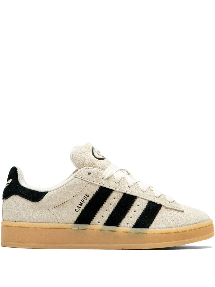 adidas Campus 00S Gum/Cream White/Core Black Sneakers — Light Beige — Size US M 9 - US W 10.5 — Front View