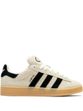 adidas Campus 00S Gum/Cream White/Core Black Sneakers — Light Beige — Size US M 9 - US W 10.5 — Front View