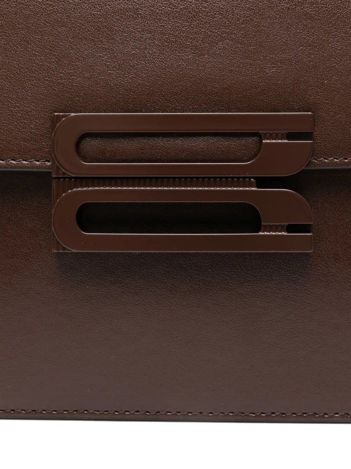 Victoria Beckham Dorian Leather Shoulder Bag — Same as shown — Size One Size — Top View