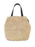 Loewe Medium Punch Hole Raffia Shoulder Bag — Same as shown — Size One Size — Side View
