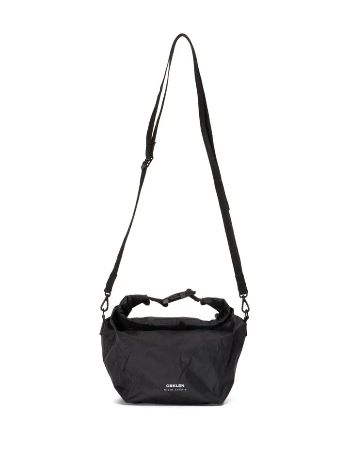 Osklen Zipped Pocket Buckle Fastening Shoulder Bag — Same as shown — Size One Size — Back View