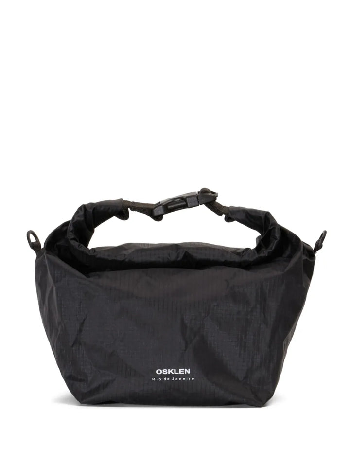 Osklen Zipped Pocket Buckle Fastening Shoulder Bag — Same as shown — Size One Size — Front View