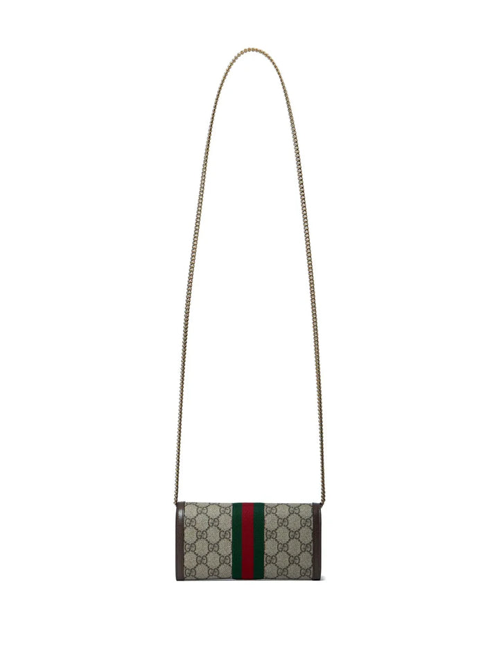 Gucci Gg Canvas Chain Wallet — Same as shown — Size One Size — Back View