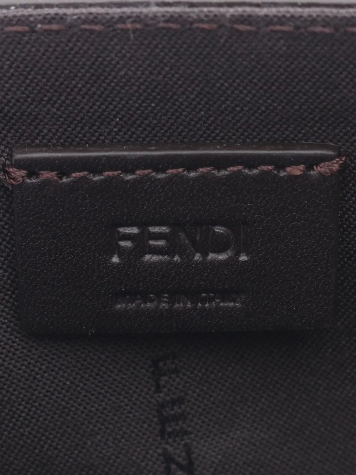 Fendi Pre Owned 2020S Ff Squared Compact Leather Shoulder Bag — Same as shown — Size One Size — Top View