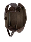 Polo Ralph Lauren Large Polo Id Suede Shoulder Bag — Same as shown — Size One Size — Detail View
