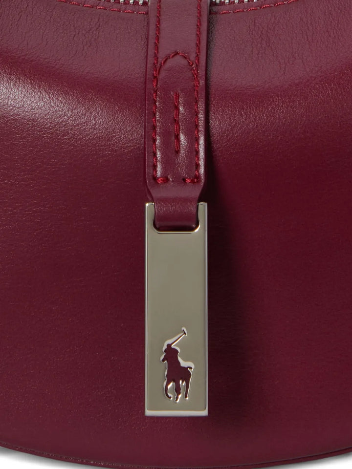 Polo Ralph Lauren Polo Id Leather Shoulder Bag — Same as shown — Size One Size — Detail View