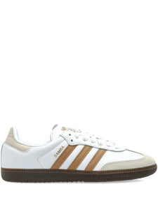 adidas Samba Sneakers — White — Size US M 7 - US W 8.5 — Front View