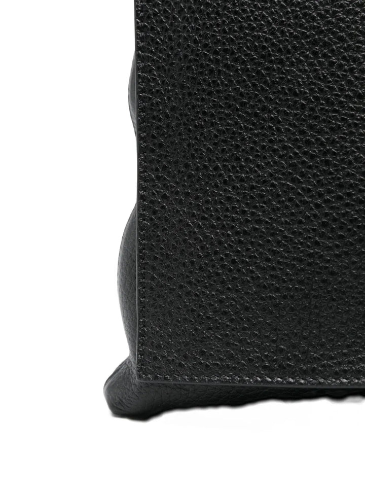 The Row Leather Shoulder Bag — Same as shown — Size One Size — Top View