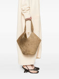Khaite Suede Shoulder Bag — Same as shown — Size One Size — Side View