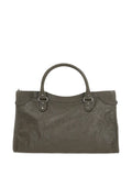 Balenciaga Medium Le City Leather Shoulder Bag — Same as shown — Size One Size — Side View