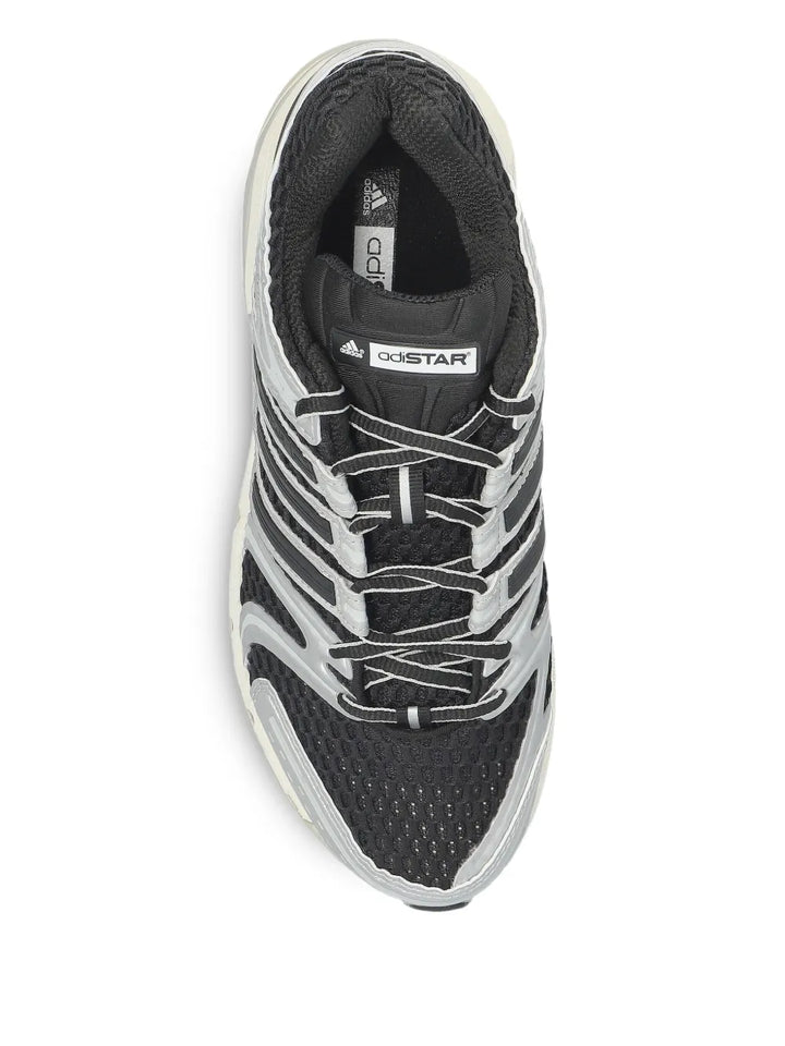 adidas Adistar Mesh-Panel Sneakers — Black — Size US M 4.5 - US W 6 — Top View